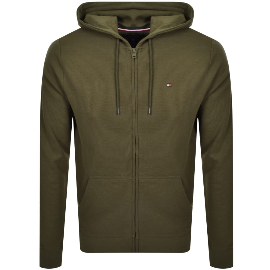 Alternative Image for ProductTommy Hilfiger Lounge Hooded Tracksuit Army Green2